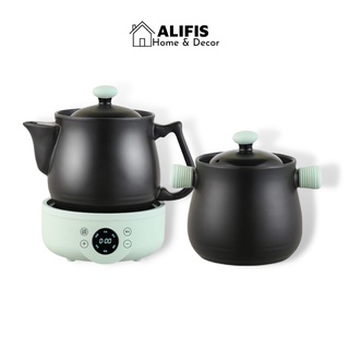 Nồi hầm cháo, nồi chưng yến, ấm sắc thuốc kèm đế điện thông minh đa chức năng có chế độ giữ ấm