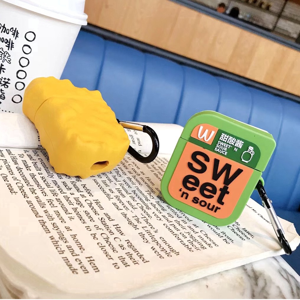 KFC Chicken Nuggets AirPods Case Airpod Silicon Soft Cover Nuggets apple AirPods Case Vỏ silicon