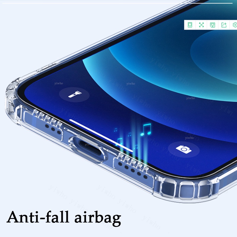 Ốp Điện Thoại Silicon Trong Suốt Có Túi Khí Chống Sốc Cho Xiaomi Redmi Note 11 11s 11T 10 10s 11 Pro 11 Lite 5G NE Plus + 4G