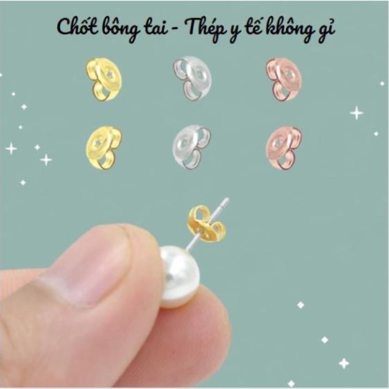 Bông Tai Kim Bạc S925 Gắn Ngọc Trai Nhân Tạo Đơn Giản Nhẹ Nhàng Thời Trang Dành Cho Nữ