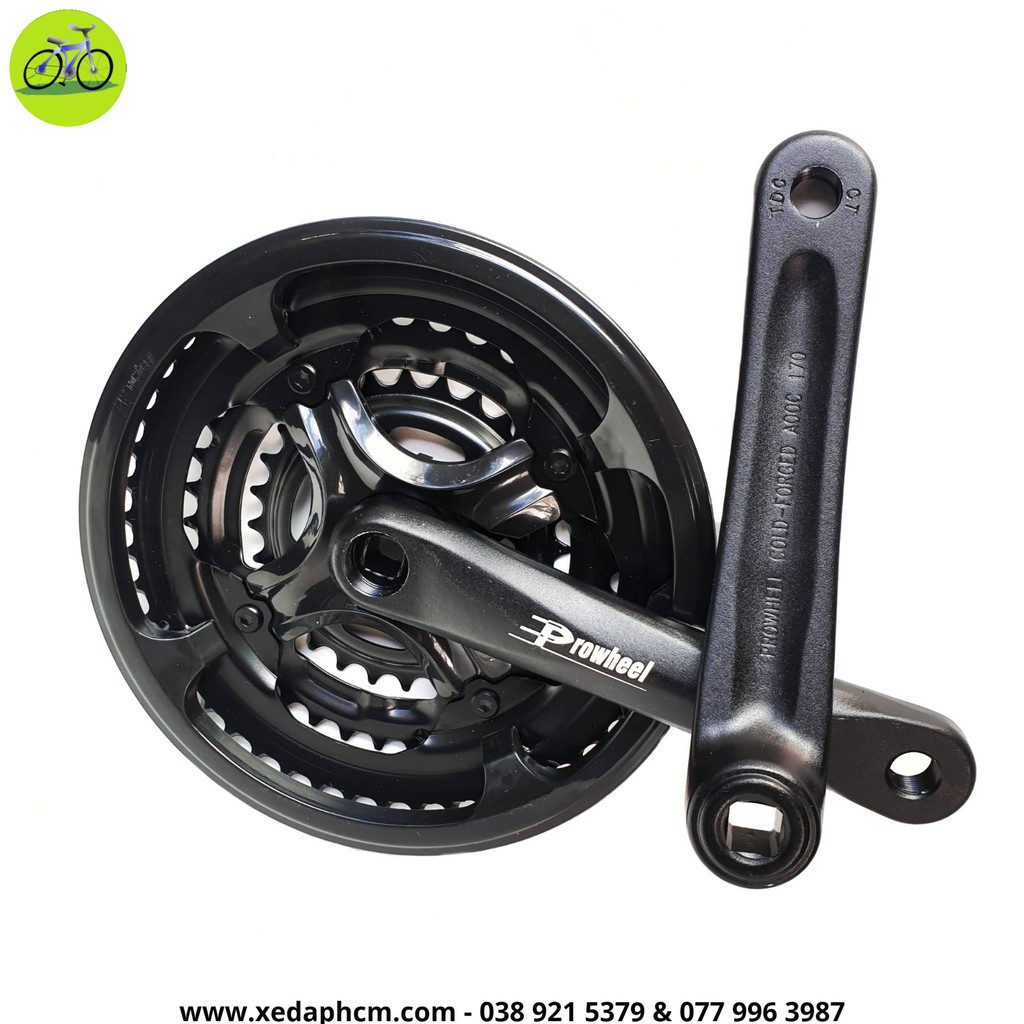 Đùi Dĩa Nhôm Xe Đạp MTB Prowheel 28-38-48T