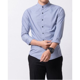 Áo Sơ Mi Nam Cổ Trụ