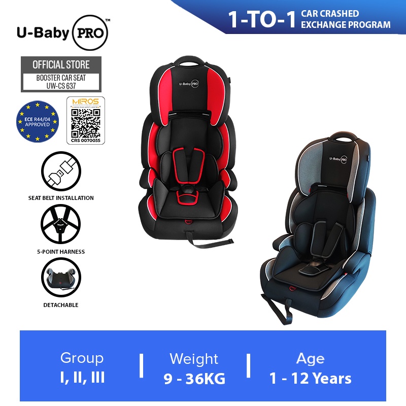 U-Baby PRO UW-CS 637 Kids Booster Car Seat