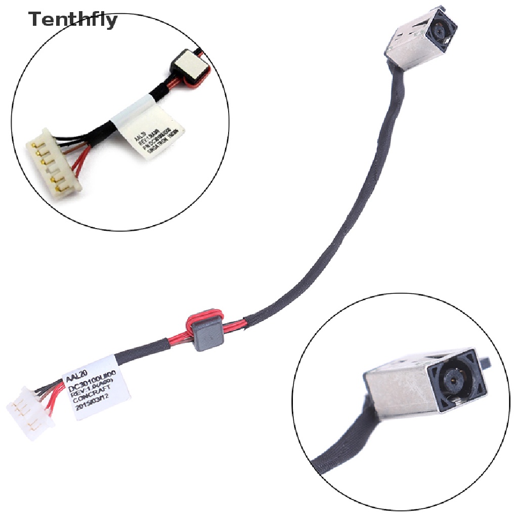 Ổ cắm nguồn kèm cáp DC cho Dell inspiron 14-5455 15-5558 KD4T9
