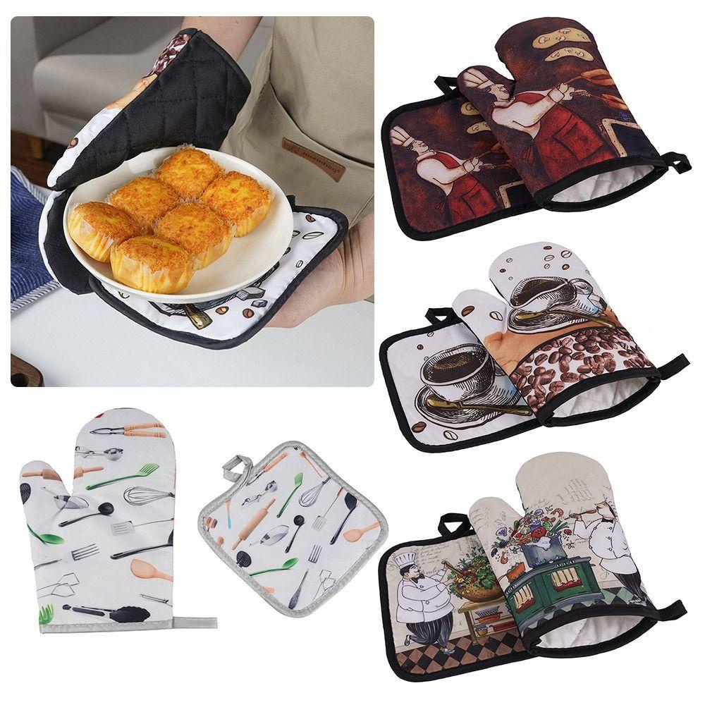 Set 2 Găng Tay Chịu Nhiệt Dùng Cho Lò Vi Sóng