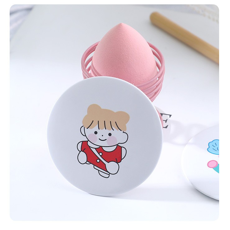 Gương Tròn Mini Trang Điểm Hàn Quốc - Gương Tròn Mini Bỏ Túi (M2) - BEYOU