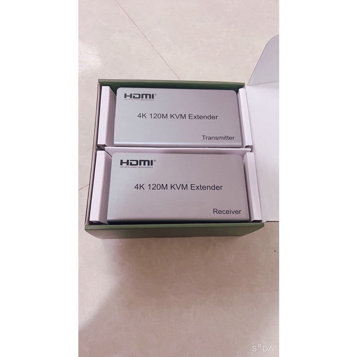 Hdmi to lan 120m, bộ kéo dài tín hiệu hdmi qua dây mạng lan dài 120m, Tốc độ cao, chất lượng hình ảnh 4K cực xịn