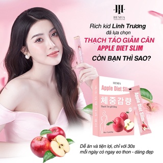 [Chính hãng] Thạch táo giảm cân Hemia Hàn Quốc giảm béo, giảm cân, giữ dáng, đẹp da, an toàn hiệ thumbnail