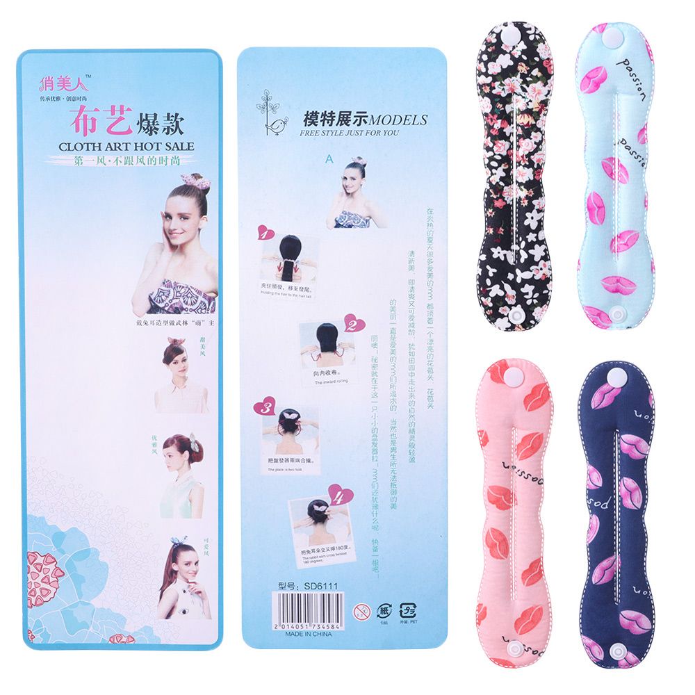Dụng Cụ Búi Tóc Bằng Xốp Thiết Kế Dễ Thương Cho Nữ
