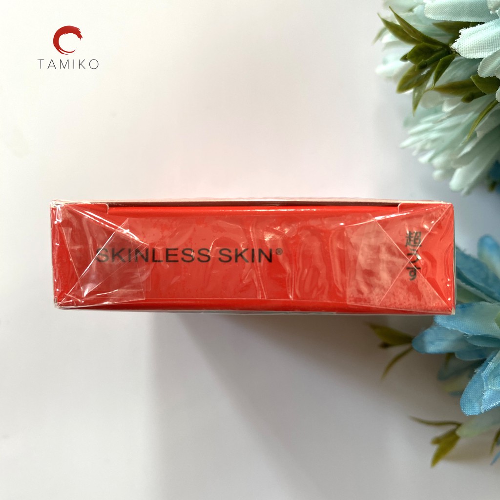 [ CHÍNH HÃNG ] Bao Cao Su Siêu Mỏng Hương Dâu OKAMOTO Skinless Skin Strawberry- Xuất xứ Nhật Bản- Hộp 3 Cái