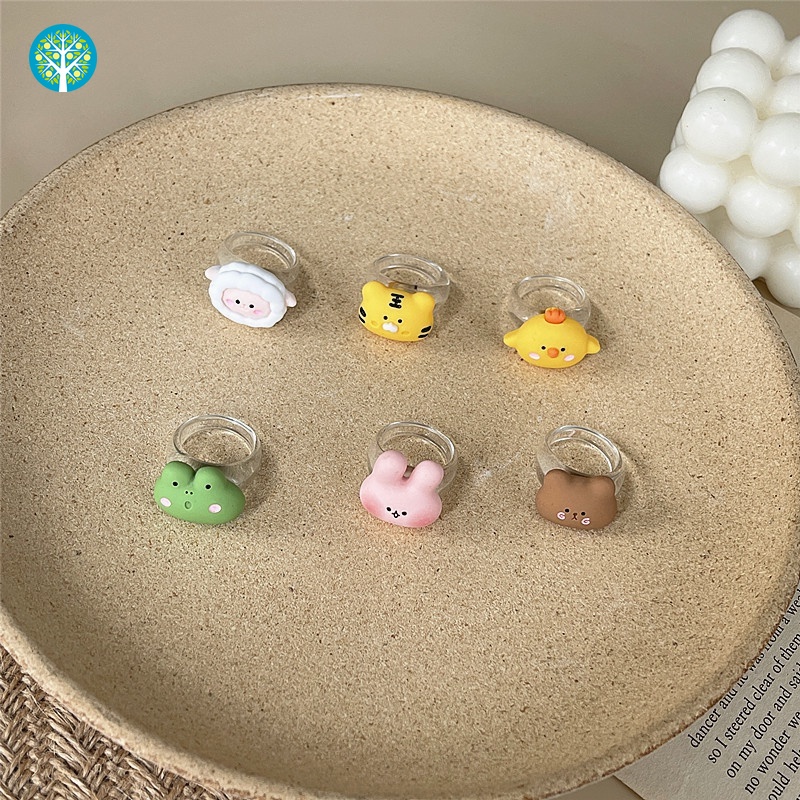 Nhẫn Trẻ Em Hình Thú Dễ Thương