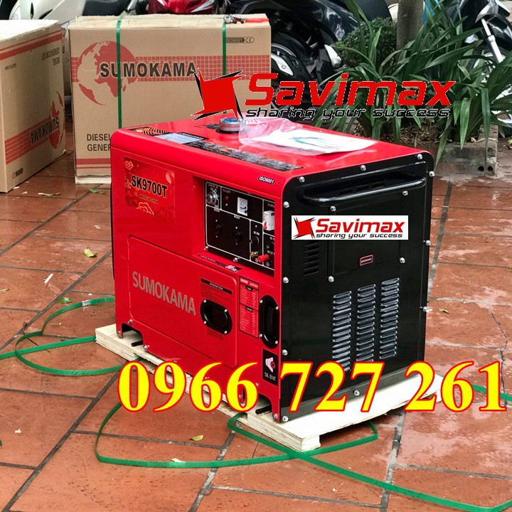 Máy phát điện chạy dầu 6kw giá rẻ tại Hà Nội công nghệ Nhật Bản