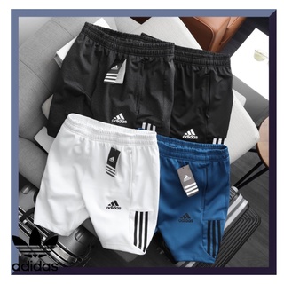 Quần short nam thể thao adidas big size 100kg thun 3 sọc co dãn
