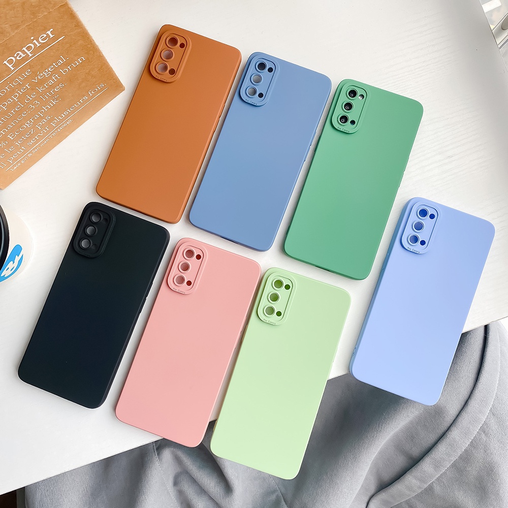 Ốp Điện Thoại Silicon Bảo Vệ Camera Cho OPPO A33 A53 A54 A55 A74 A76 A91 A93 A94 Reno 3 5 5F