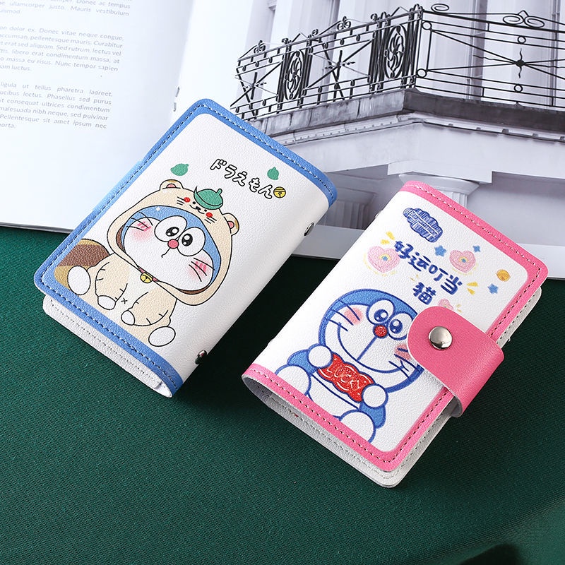 Ví Đựng Thẻ Ngân Hàng Cỡ Nhỏ Siêu Mỏng Họa Tiết Doraemon Đáng Yêu 2022