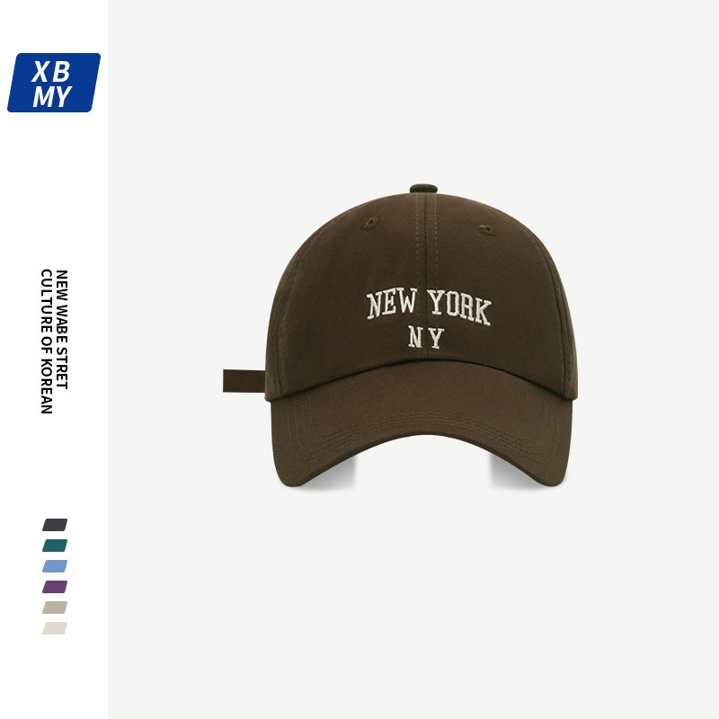 Mũ Lưỡi Trai Mềm Thêu Chữ Phong Cách Hàn Quốc