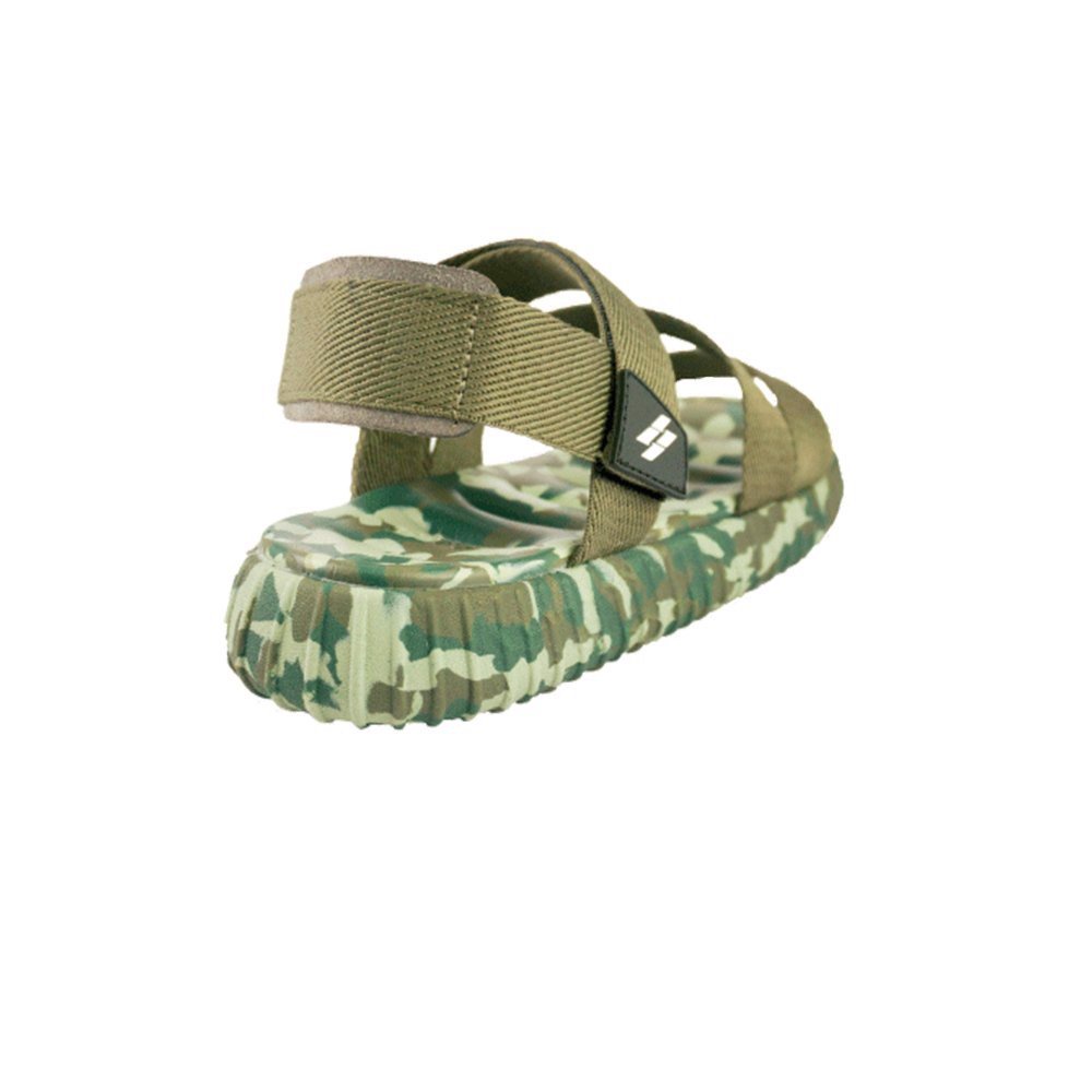 Sandal Saado YZ01 màu xanh rằn ri chất lính Yezi Soldier, Dép quai hậu chính hãng nam nữ đi học nhẹ bền