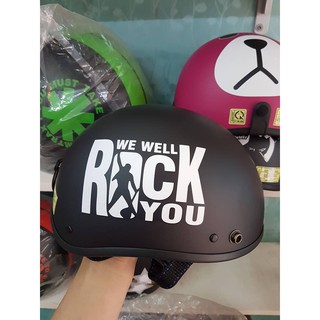 Combo mũ bảo hiểm nửa đầu cho cặp đôi,combo mũ kính( mũ rock)