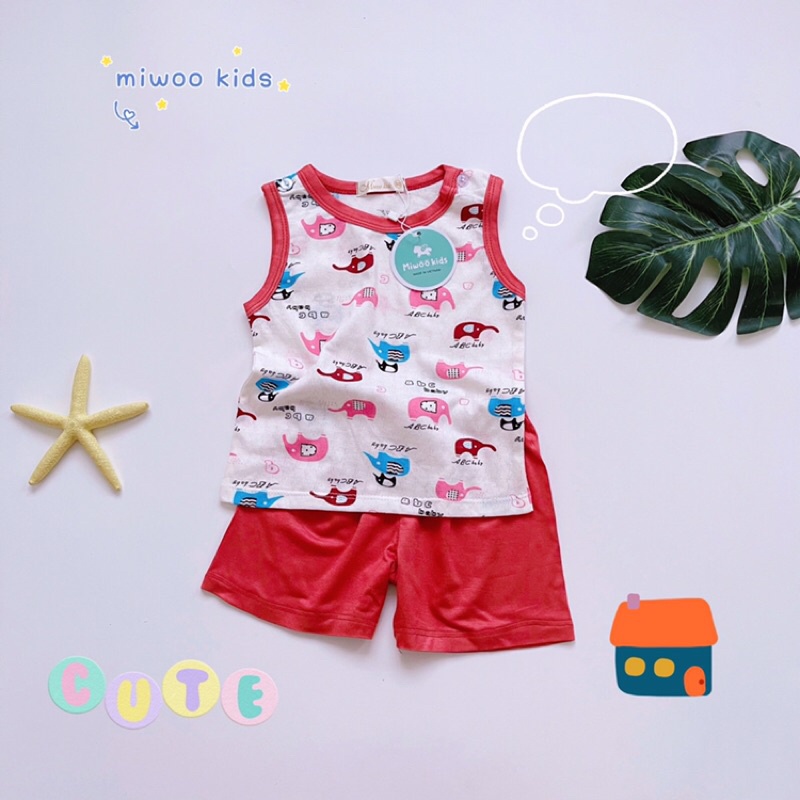 Đồ bộ ba lỗ thun lạnh mát cho bé trai - bé gái