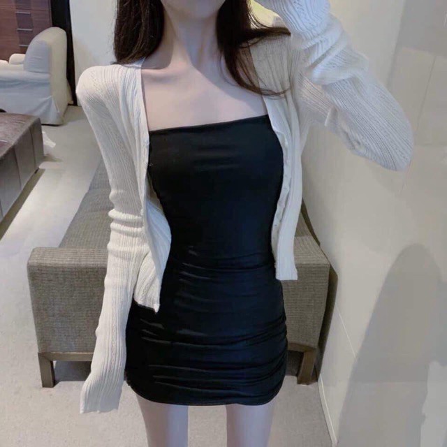 Váy 2 Dây Mảnh Body Sexy Kèm Ảnh Thật | BigBuy360 - bigbuy360.vn