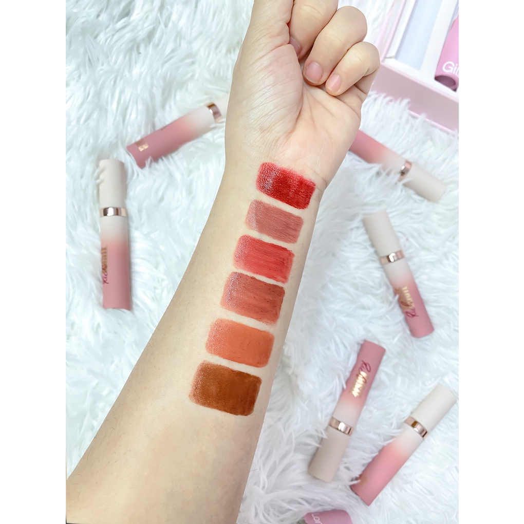 Son Kem Lì Gilaa Long Wear Lip Cream Rich Rosie Collection (5g)