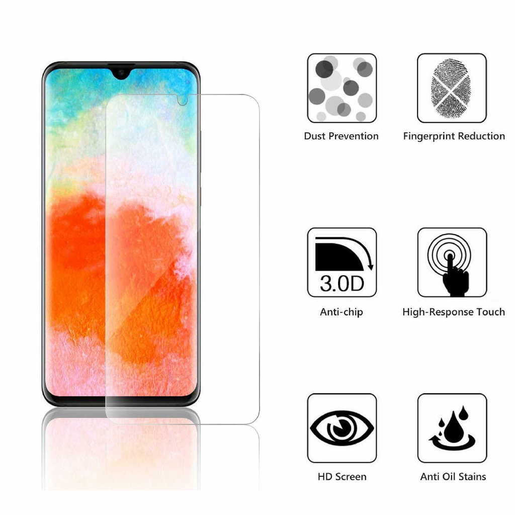 Tấm phim bảo vệ màn hình viền cong 3D cho Huawei p30 p30pro p30 Lite