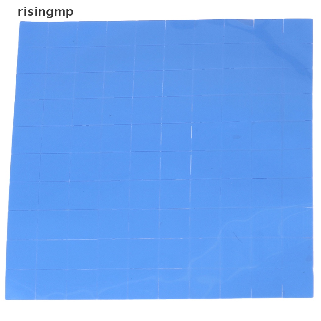 Bộ 100 Miếng Đệm Tản Nhiệt CPU GPU Bằng Silicon Kích Thước 10 * 10 * 0.5mm ♨Trên đó