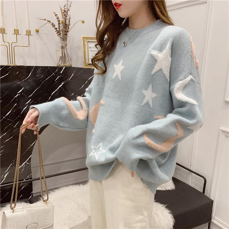 Áo len thời trang chuẩn Quảng Châu chuẩn form siêu dày dặn Ngôi sao EC022 kèm Video