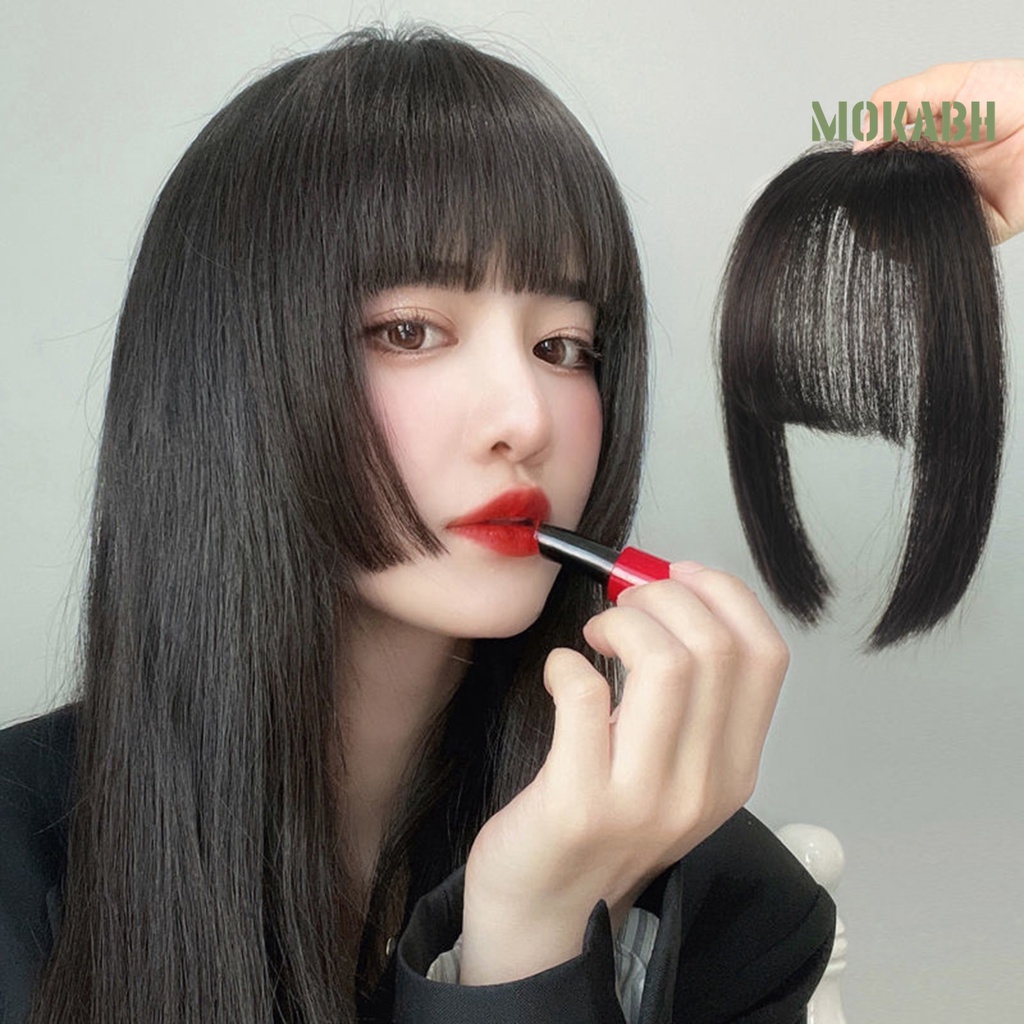 [Tóc Giả &amp; Phần Mở Rộng] Tóc Mái Ngang Phù Hợp Với Tự Nhiên Chịu Nhiệt Độ Cao Kiểu Công Chúa Hime