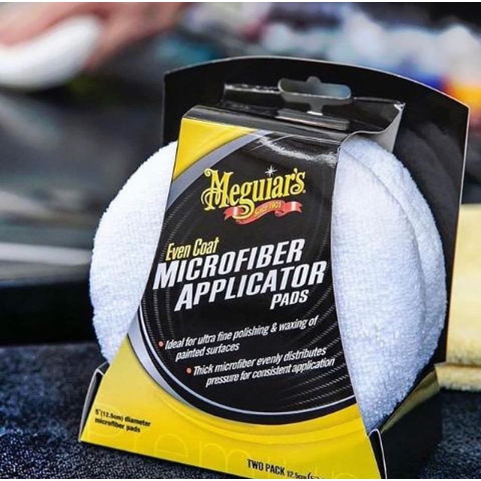 Mút đa năng sét 2 chiếc/ Meguiar's Microfiber Applicator Pads - X3080EU (2 pack)