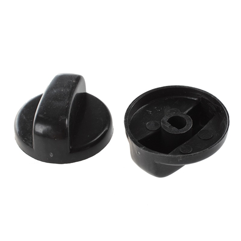 Set 7 Nút Vặn Bếp gas 8mm Màu Đen