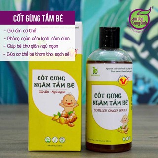 Cốt gừng ngâm tắm bé - Bảo nhiên