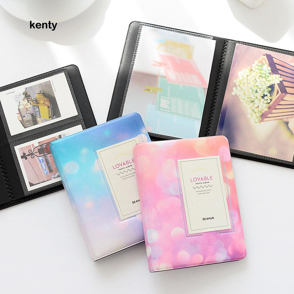 Kt★Album Đựng Ảnh 32 Ngăn 5 Inch Cho Fujifilm Instax Mini