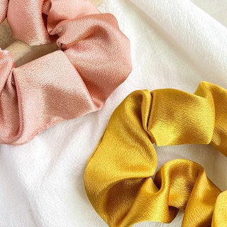 Cột tóc scrunchies lụa satin cao cấp Hana