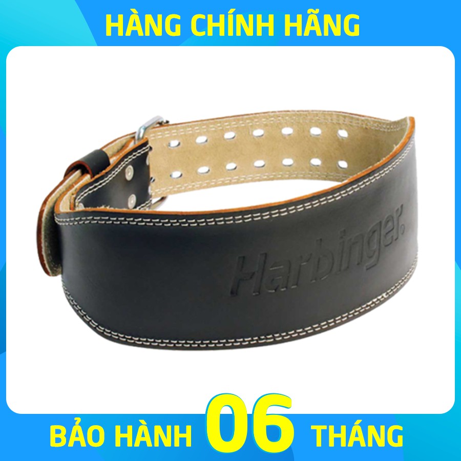 Đai Lưng Tập Gym Harbinger Padded Leather Belt 4 Inch – Loại Da