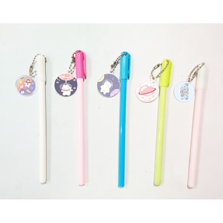 Bút phi hành gia kèm dây treo BMCI39 bút cute astronaut dễ thương thần tượng idol hoạt hình