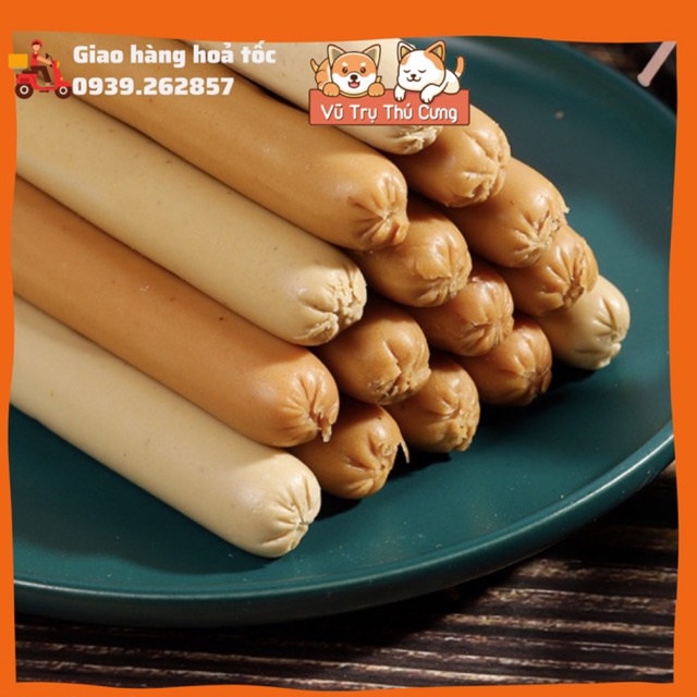 [Mã PET50K giảm Giảm 10% - Tối đa 50K đơn từ 250K] Xúc xích cho thú cưng Taotaopet, bịch 30 cây
