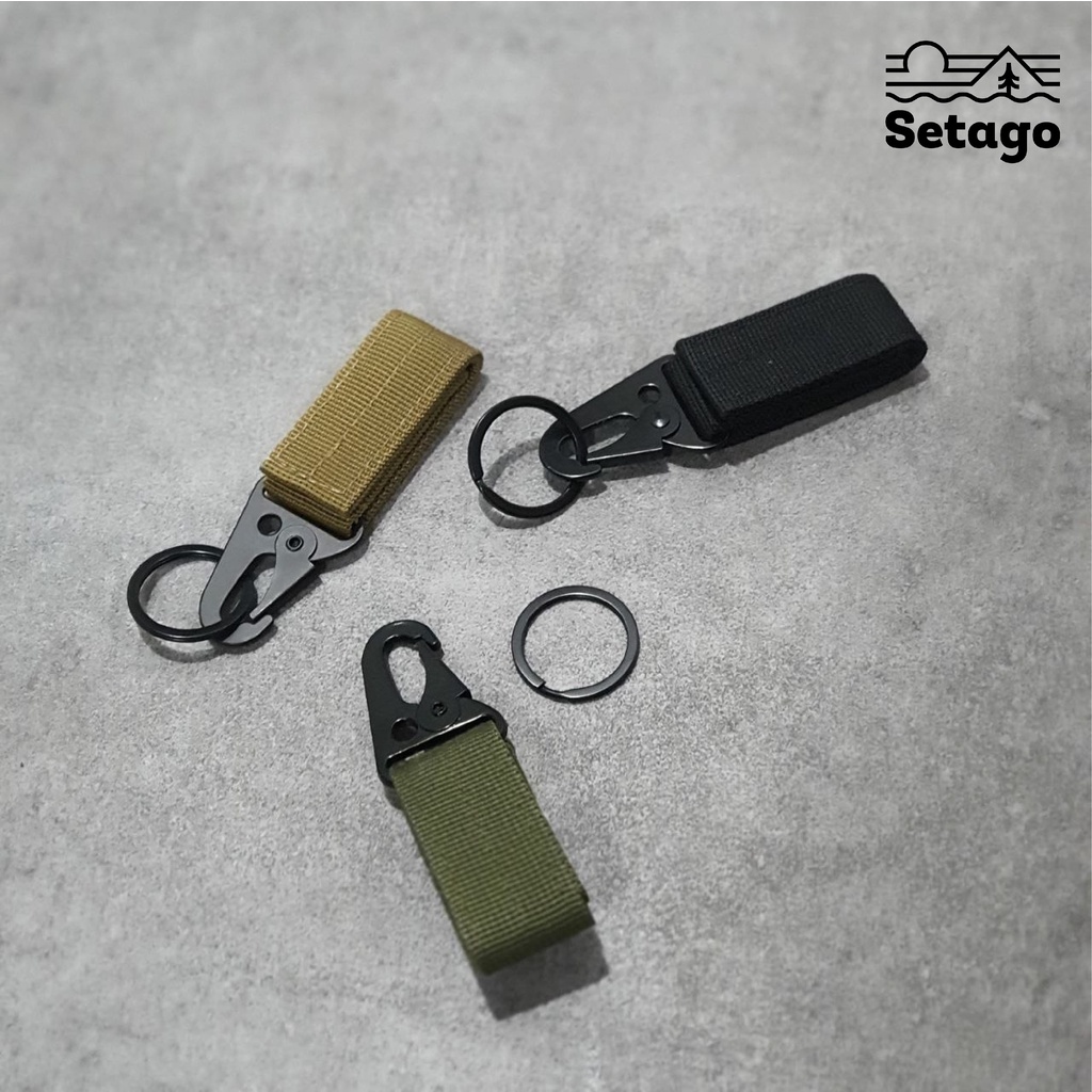 Móc khoá du lịch cắm trại Milichain - Móc khoá vải dù chắc chắn cho mọi hành trình