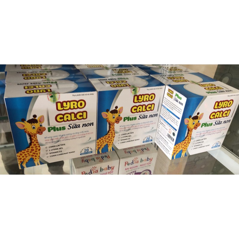 LYRO CALCI PLUS SỮA NON phát triển chiều cao, kích thích ăn ngon, cho xương chắc khoẻ chống còi xươn