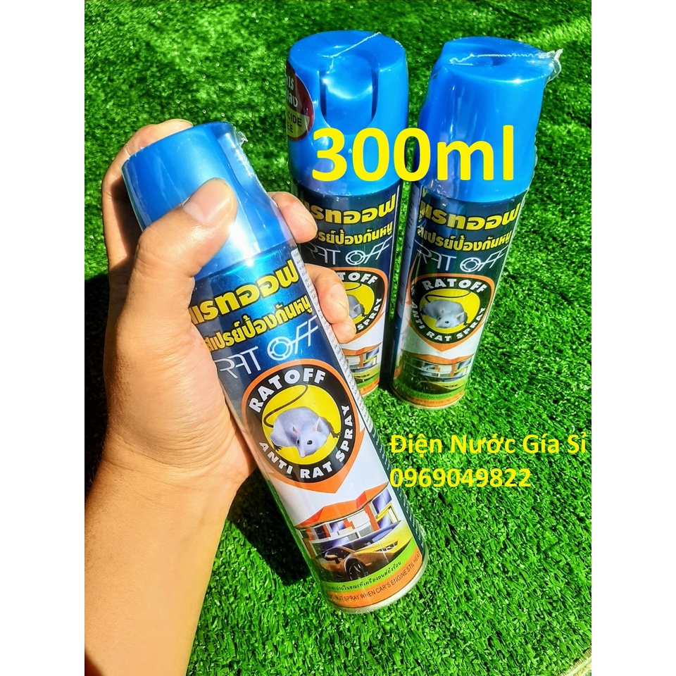 Chai Xịt Đuổi Chuột RAT OFF ANTI RAT SPRAY 300ml Hiệu Qủa Cao