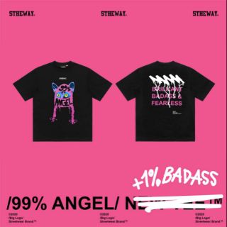 5theway / 99% Angle / +1 BADASS Tee New - Black