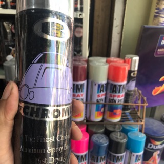 Sơn xịt Bosny màu Chrome