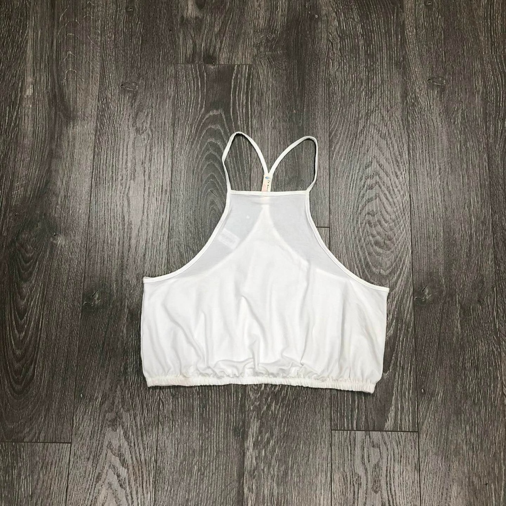 Áo PREE PEOPLE crop dây yếm 4 màu KAMI