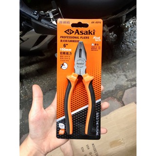 Kìm điện asaki 8/6 inch cao cấp