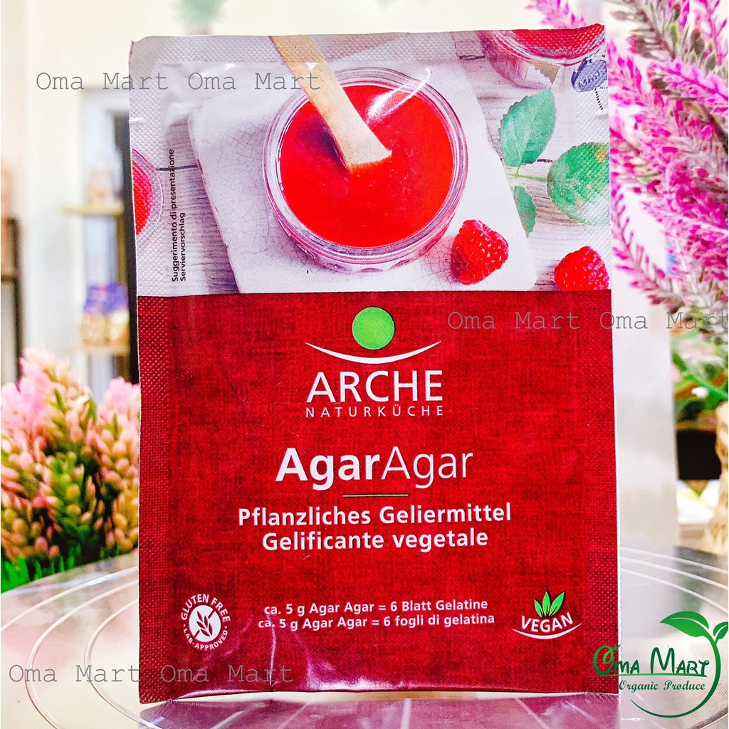 Bột làm thạch Agar hữu cơ cao cấp Arche 30g