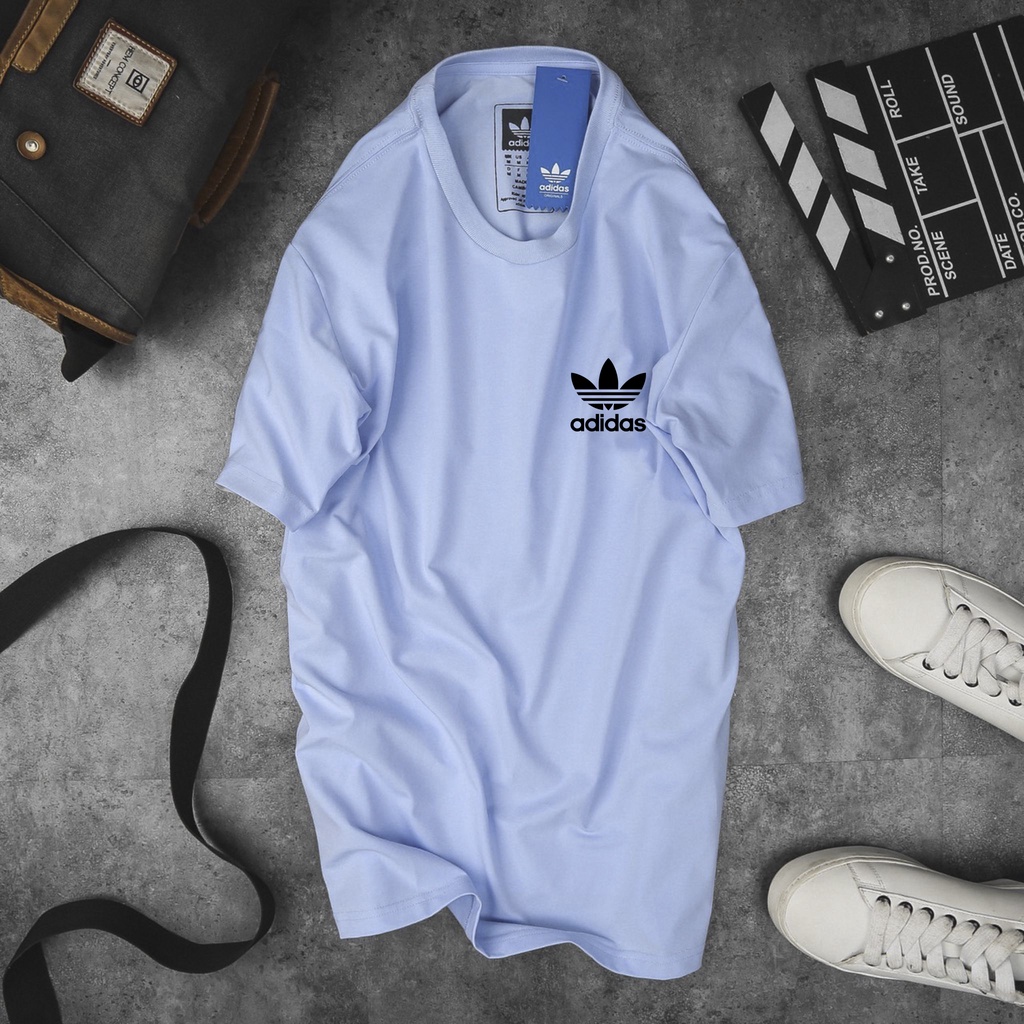 Áo Phông Adidas Logo 3 Lá Truyền Thống Chất Cực Đẹp From Cứng Cáp Full Tag - Thun Cotton 4 Chiều - Thoáng Mát - Vải Mịn