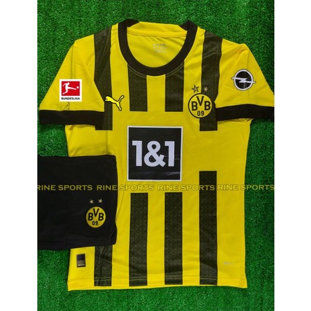 Bộ áo bóng đá Dort mund vàng super hàng thailand 2022-2023 Giống thi đấu 99%