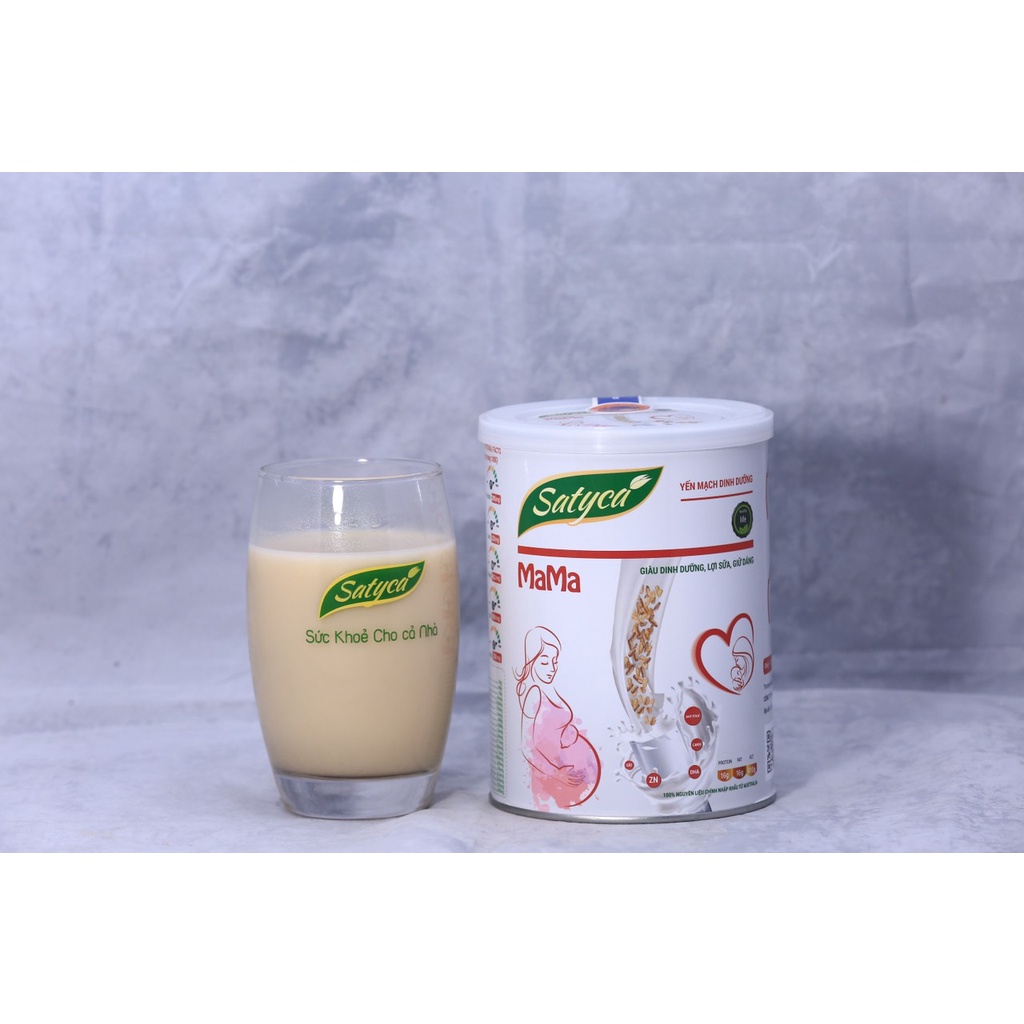 Sữa yến mạch Satyca MaMa bổ sung các vitamin và khoáng chất hộp 410g - NN045