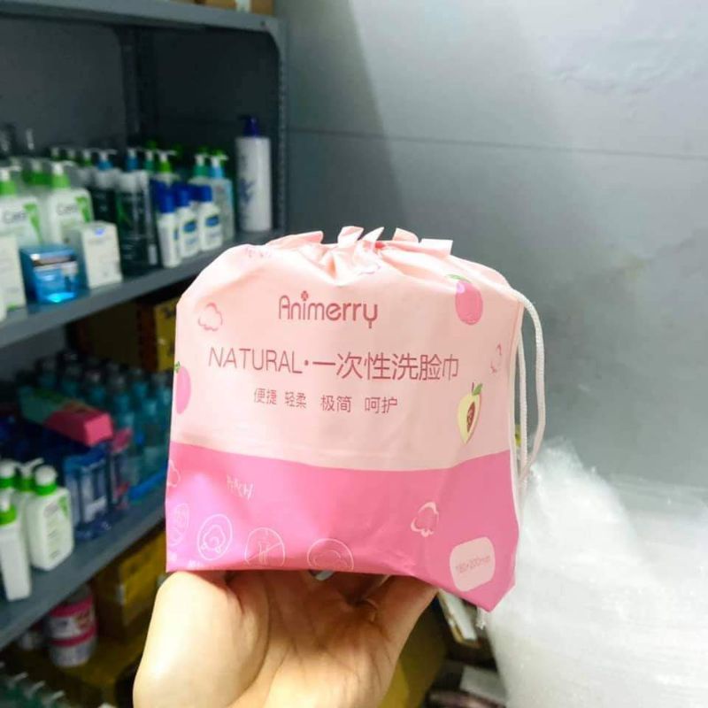 ‼️‼️1 Cuộn khăn khô lau mặt đa năng kèm túi đựng dày dặn