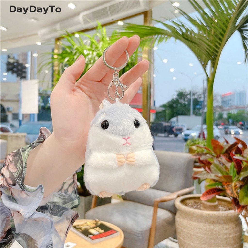 Móc Khóa Hình Chuột hamster Nhồi Bông Dễ Thương